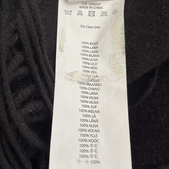 UGG Home wool black Glacier Throw blanket - Picture 4 of 5